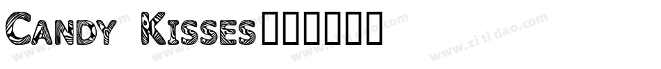 Candy Kisses字体转换